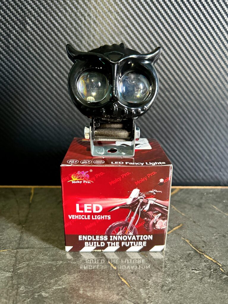 Owl-Shaped 2 Lens LED Fog Light (Black)