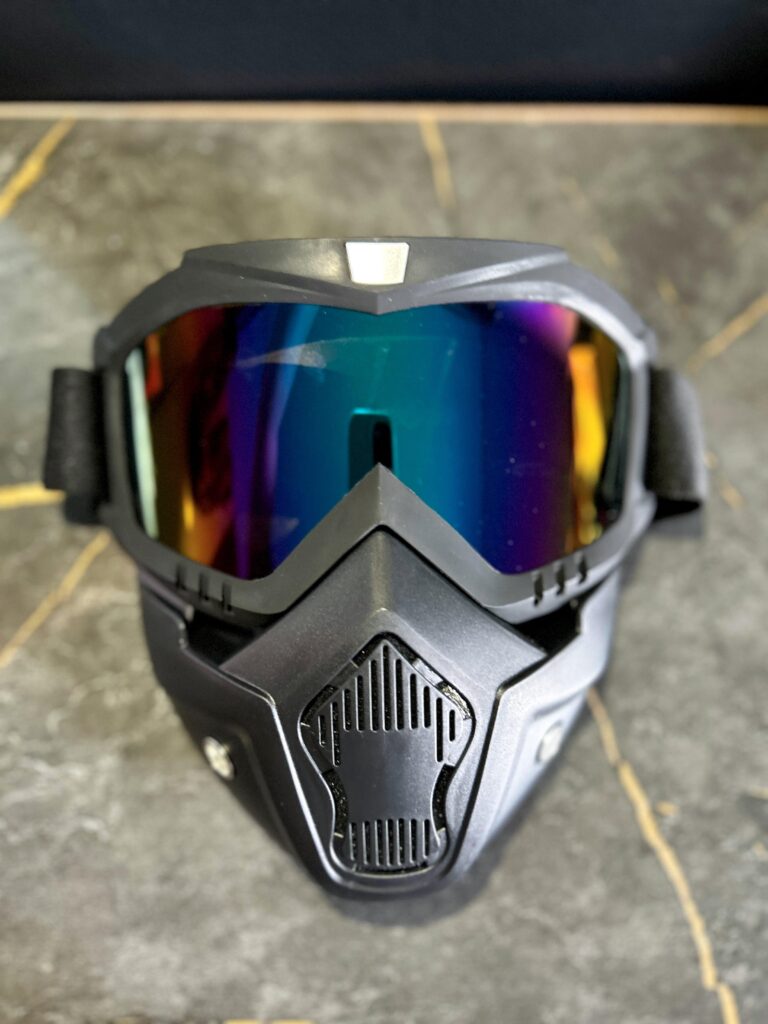 Detachable Face Mask with Goggles