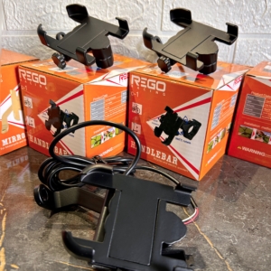 Motorcycle Mobile Holder With Charging Port